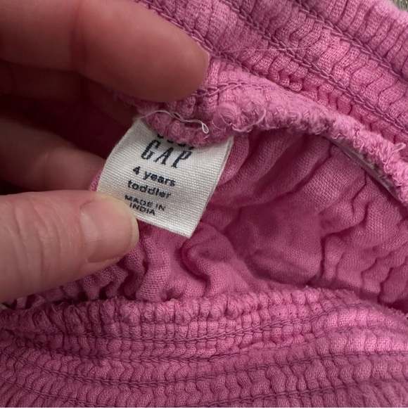 GAP Kids Pink Textured Skirt with Elastic Waist Size 4 Toddler - Picture 3 of 3